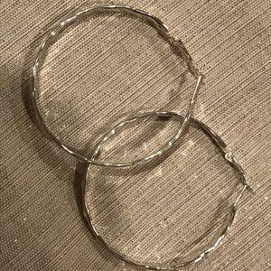 Earrings 926 Sterling  Silver textured earrings